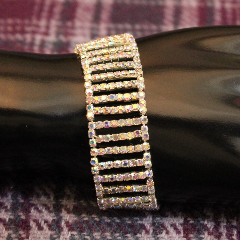 AB Rhinestone  Glitzy Bracelet